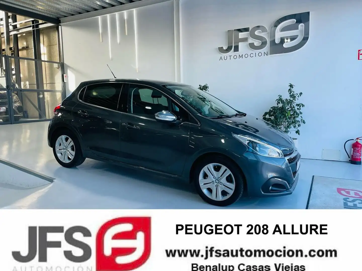 Peugeot 208 1.2 PureTech S&S Allure 110 Gris - 1