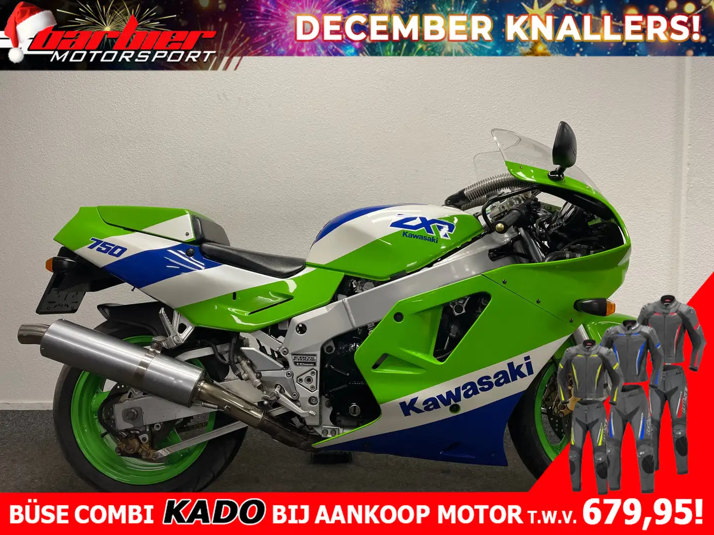 Kawasaki ZXR 750 Zelená - 1