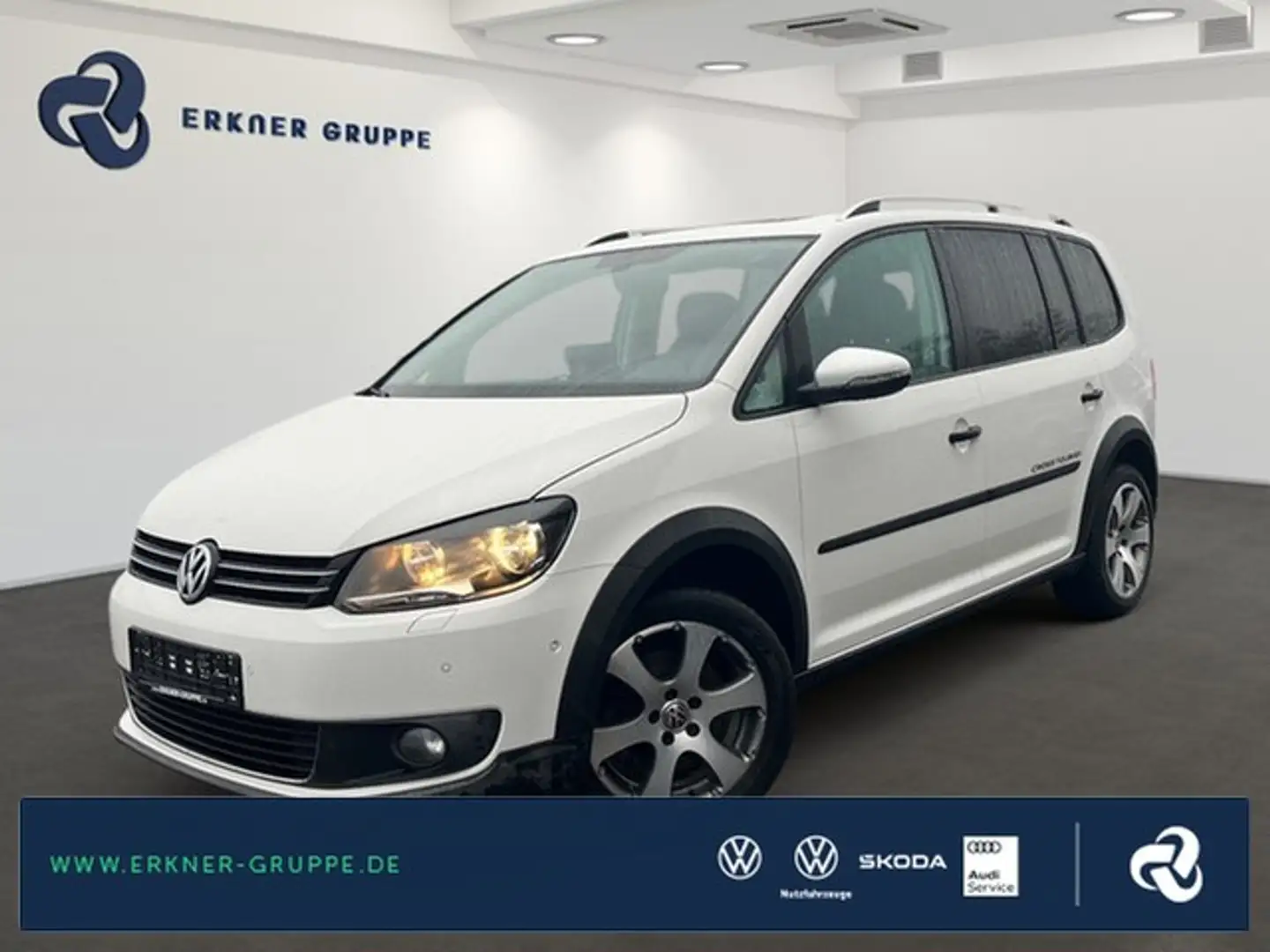 Volkswagen Touran 1.4TSI DSG Cross NAVI+PARKLENK+TEMPOMAT+++ Wit - 1