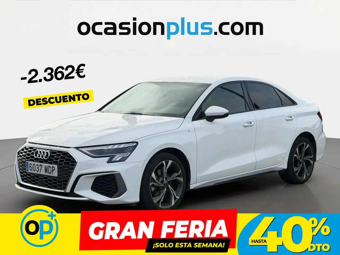 Audi A3 Sedán 30TDI S line S tronic Blanco - 1