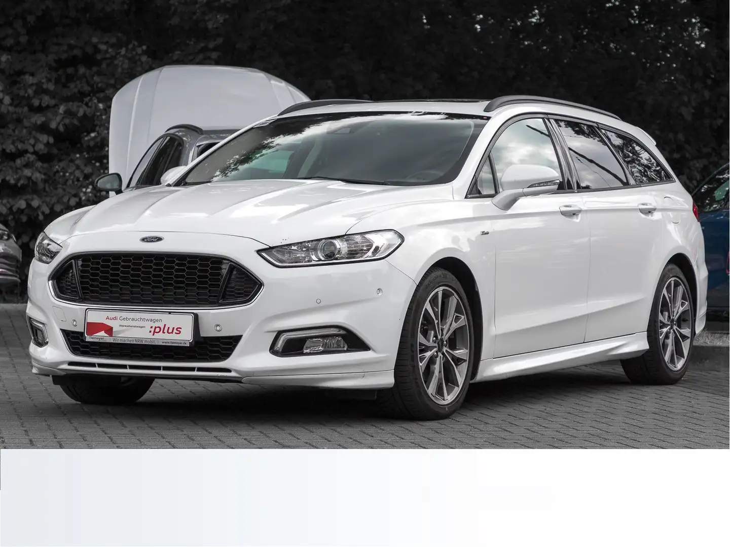 Ford Mondeo Turnier TDCi ST-LINE PANO NAVI LM18 Blanc - 2