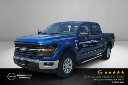 Blue 2025 Ford F-150 Pickup Truck Four-Wheel Drive Automatic