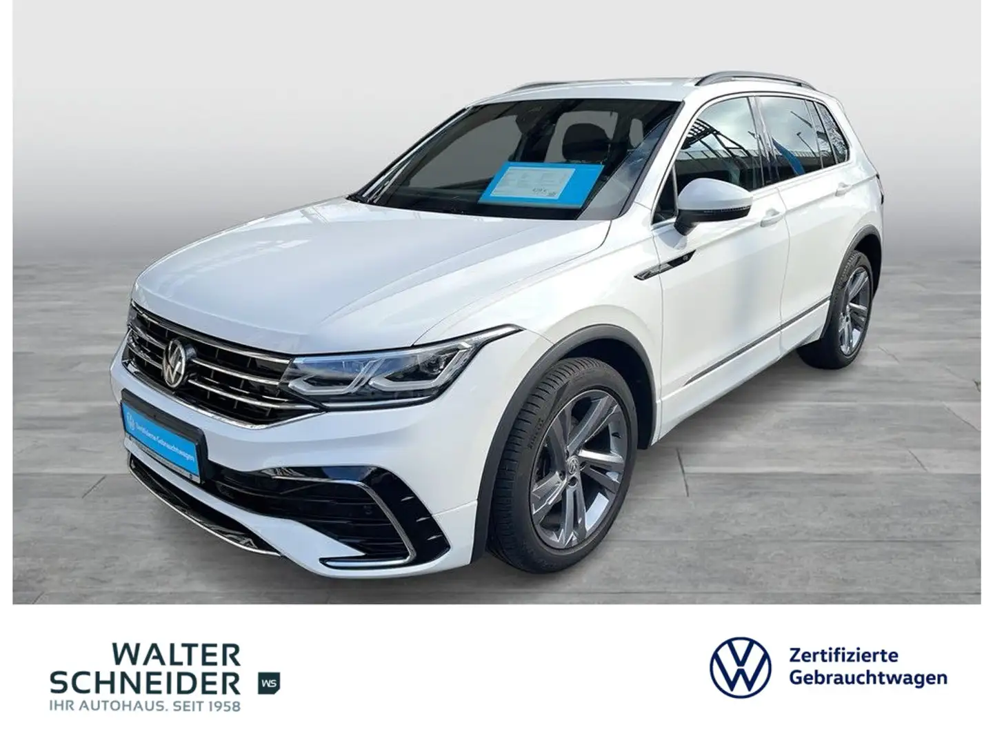 Volkswagen Tiguan 2.0 TDI DSG 4Motion R-Line Navi AHK LED R Weiß - 1