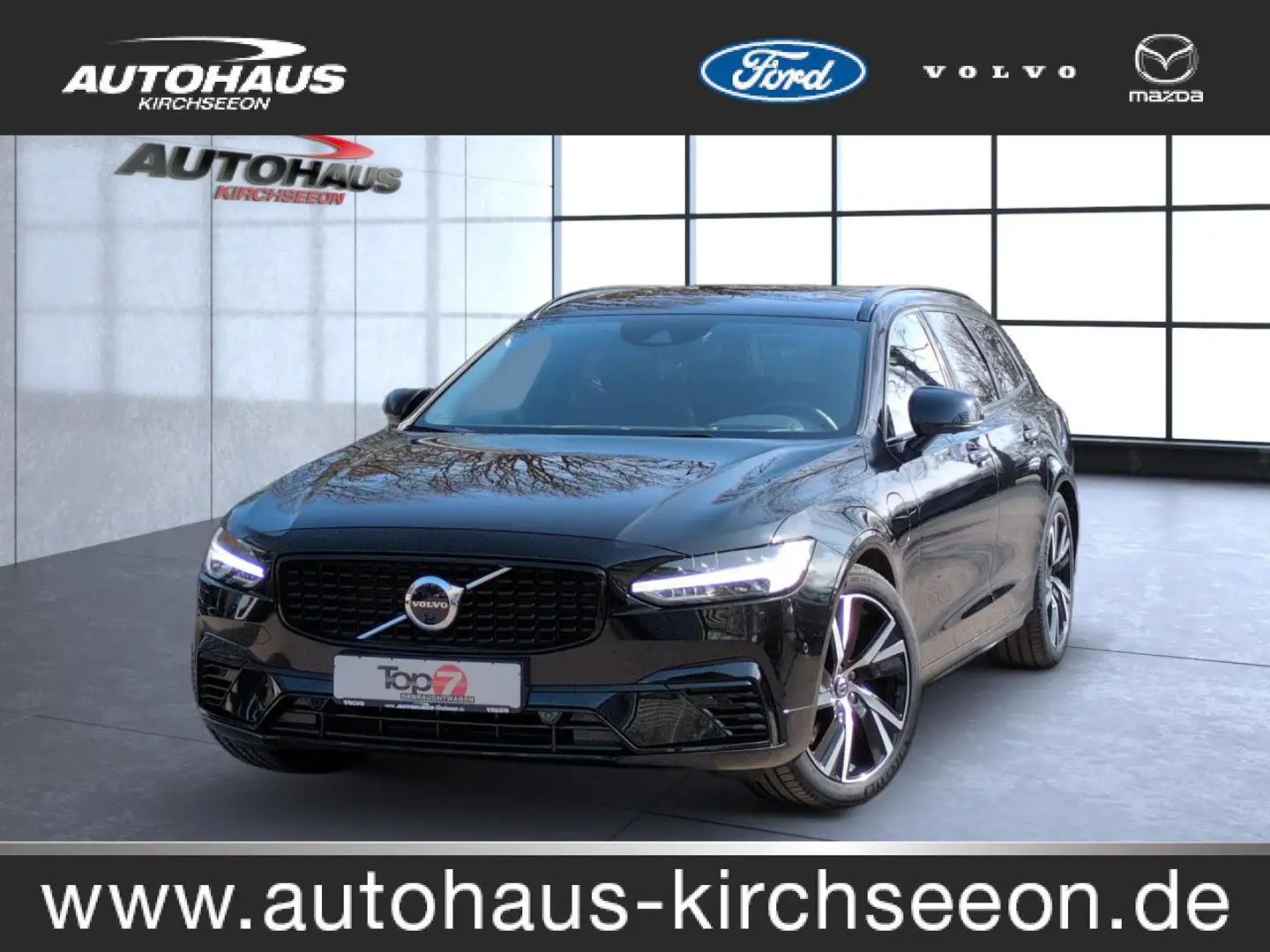Volvo V90 T8 Recharge R-Design Plug-In Hybrid AWD Automa Schwarz - 1