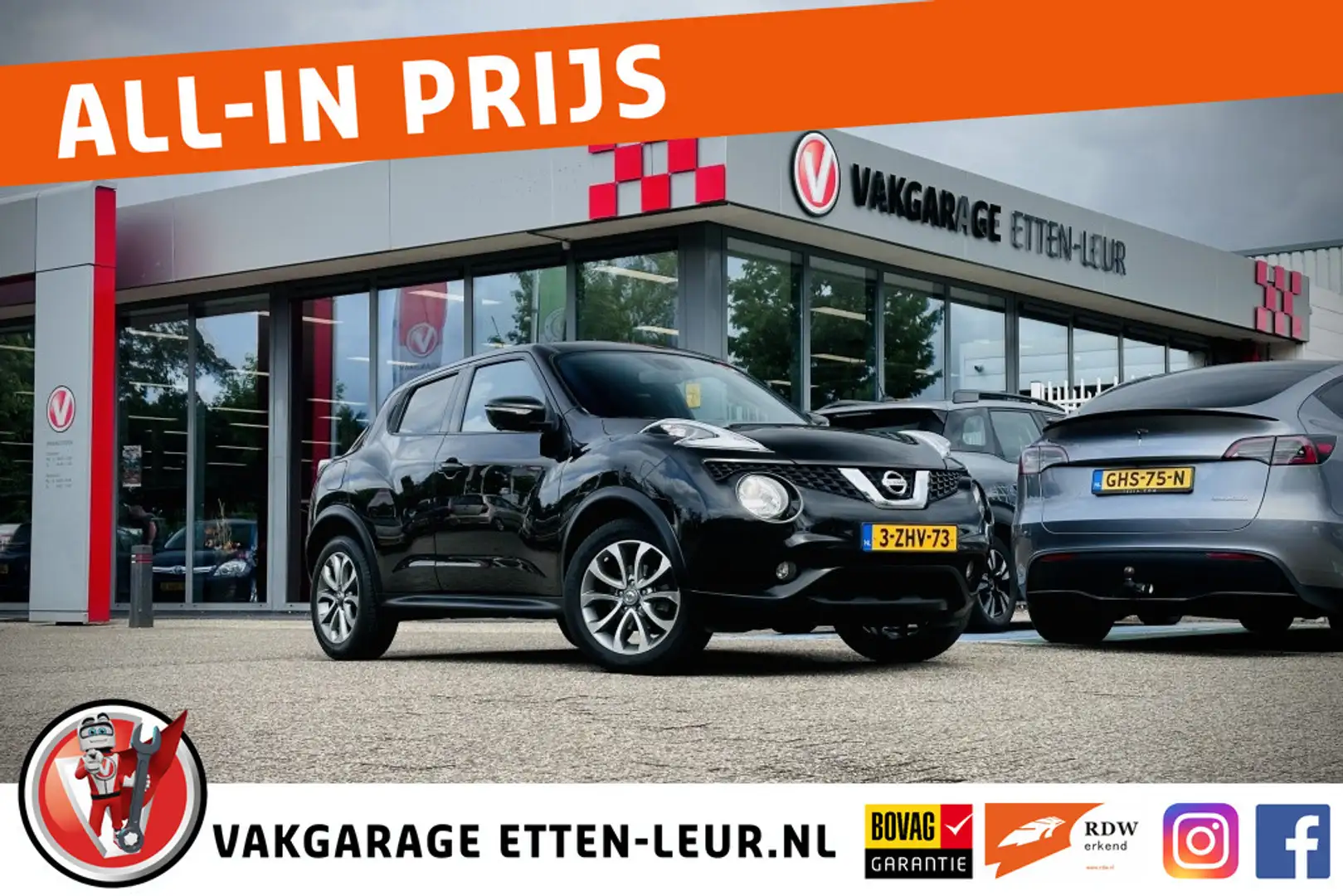 Nissan Juke 1.2 DIG-T Connect Edition / TREKHAAK / CLIMA / CRU Noir - 1