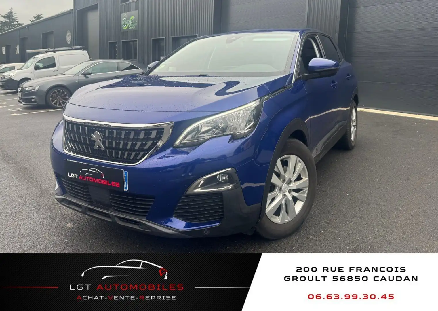 Peugeot 3008 II 1.5 BlueHDi 130ch Active Business S&S Bleu - 1