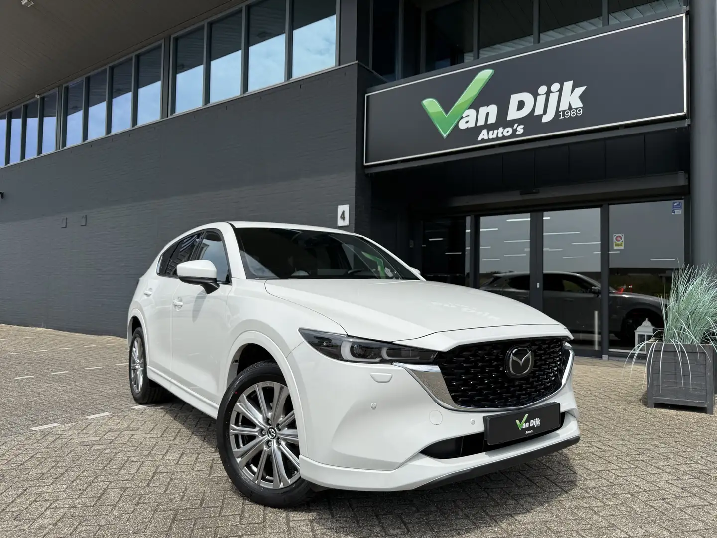 Mazda CX-5 2.0 Autom.M-Hybrid Open Dak Leer Navi 360Camera Bo Blanc - 1