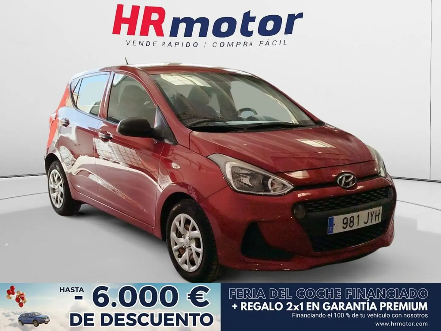 Hyundai i10 Klass Rojo - 1