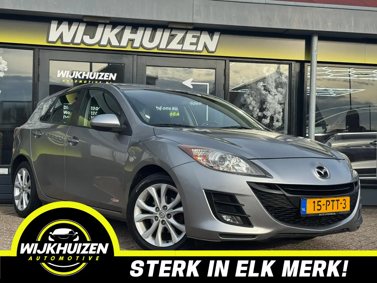 Mazda 3 1.6 GT-M Line met Climate !!! Stoelverwarming !!! Grijs - 1