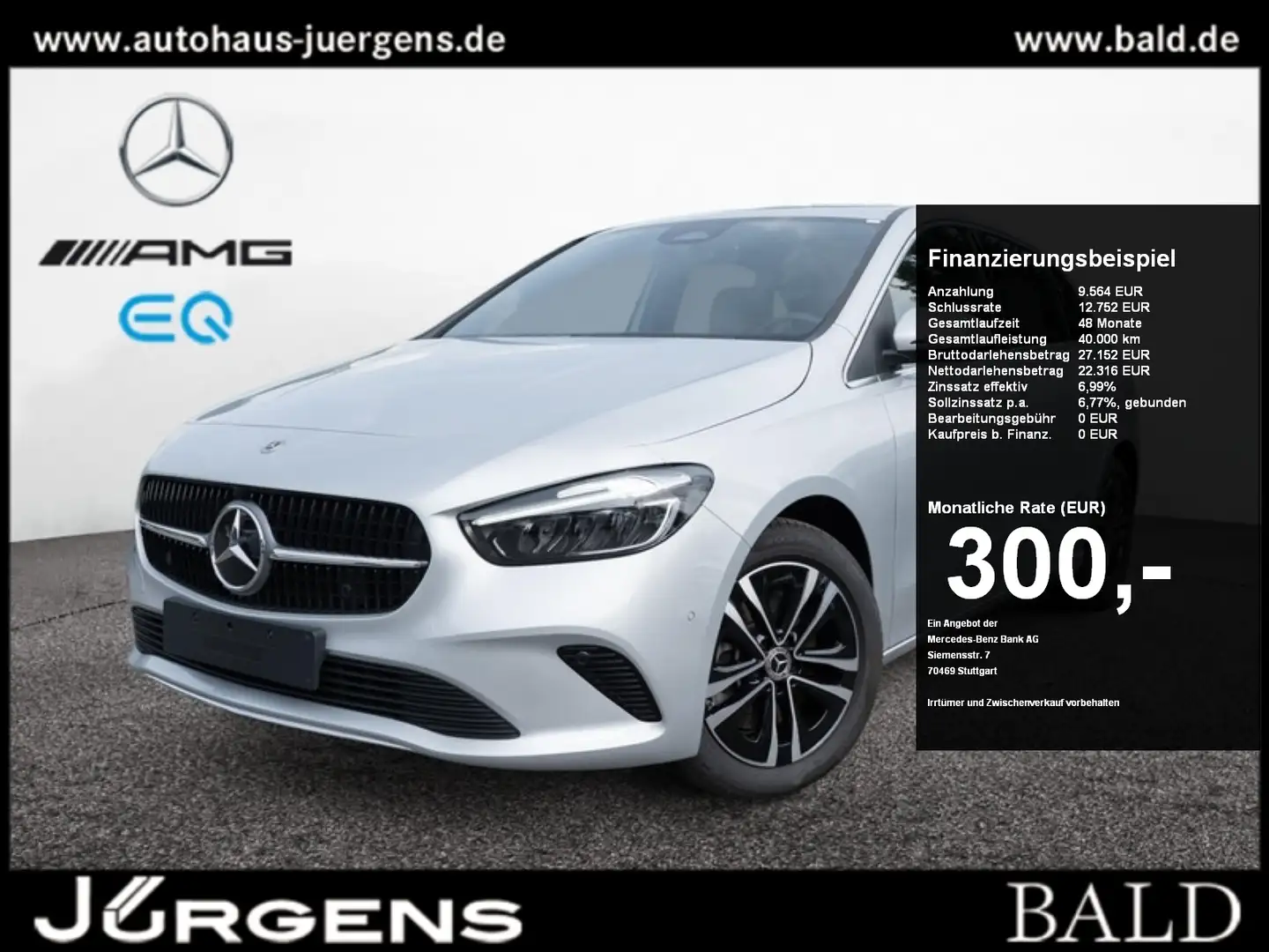 Mercedes-Benz B 250 e Progressive/LED/Kamera/Winter/SHZ/Mopf Silber - 1
