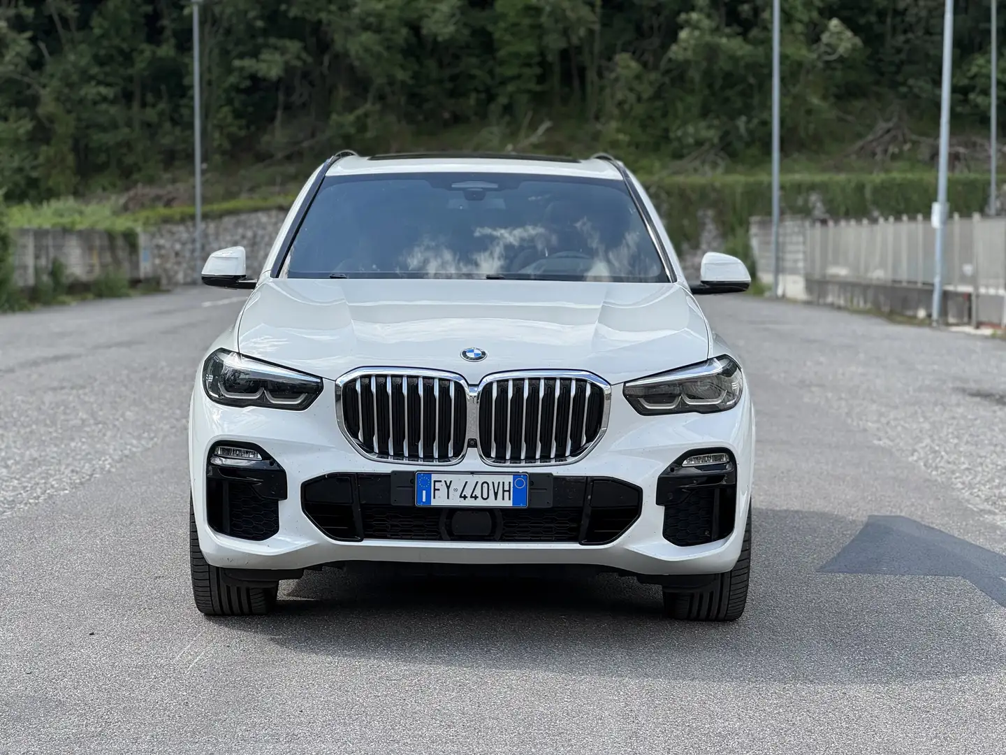 BMW X5 xdrive30d Msport auto Bianco - 2