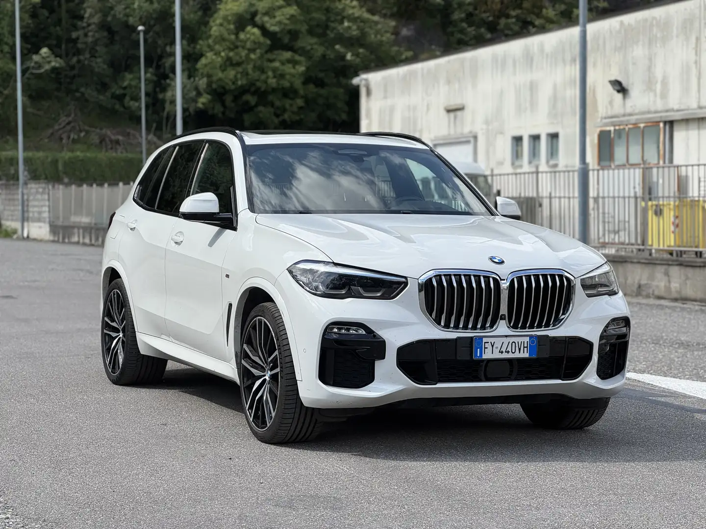 BMW X5 xdrive30d Msport auto Bianco - 1