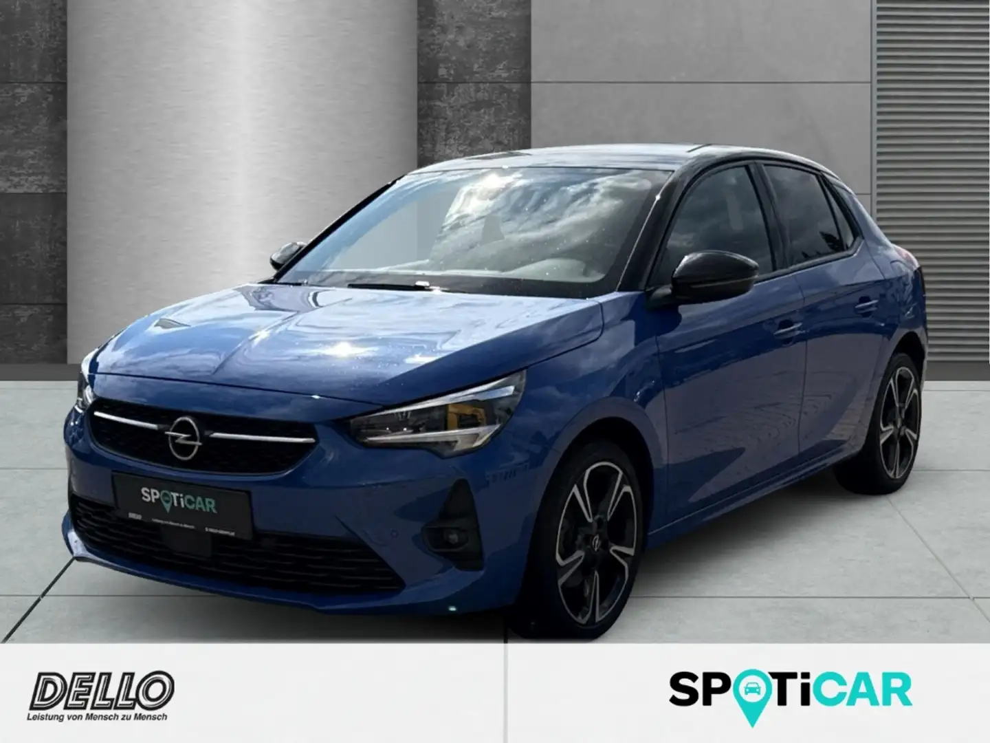 Opel Corsa 1.2 Turbo GS Line Digitales Cockpit LED Kurvenlich Blauw - 1
