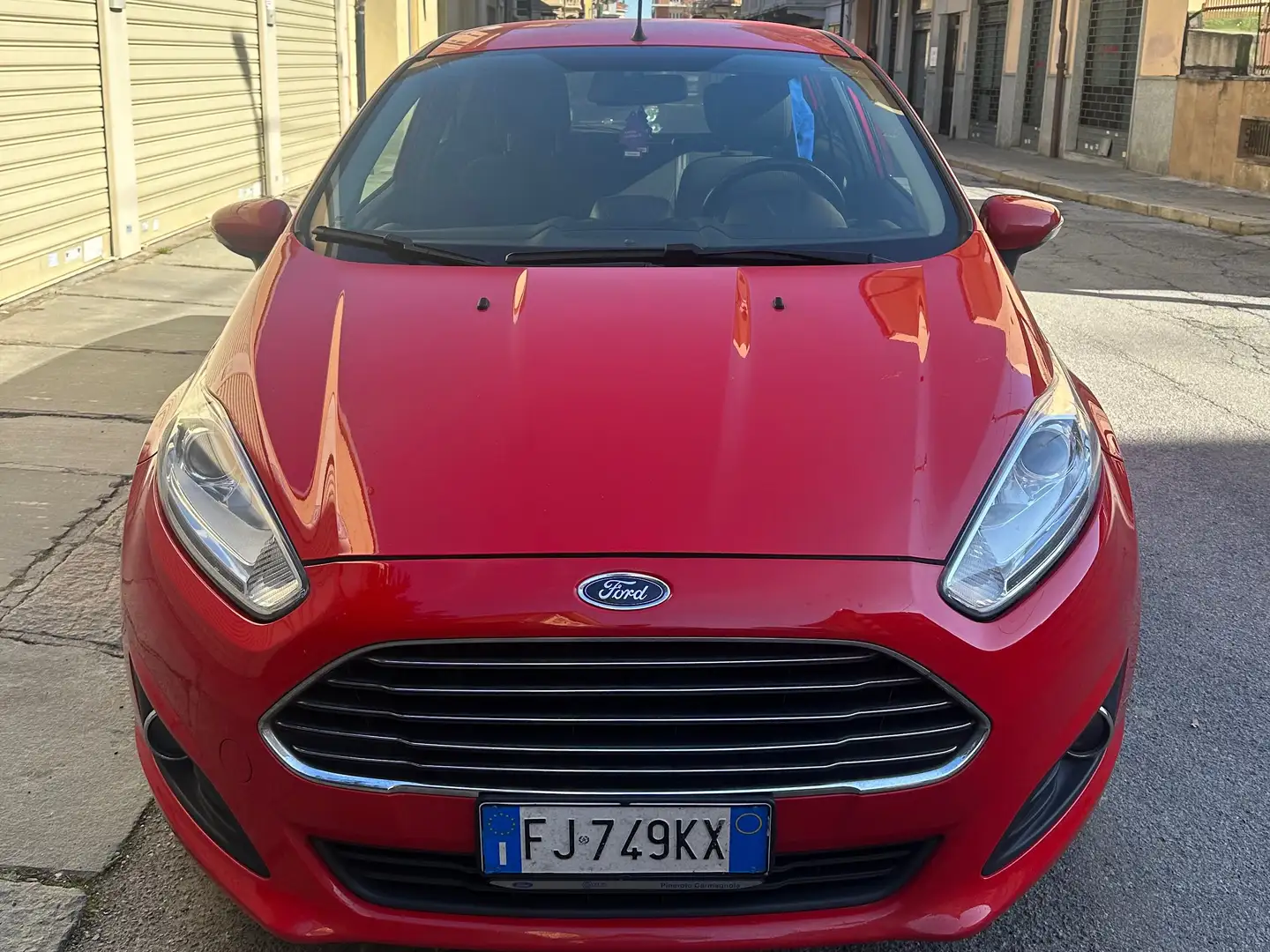 Ford Fiesta Titanium 5 Porte 1.4 Cilindrata - 95 CV Rosso - 1