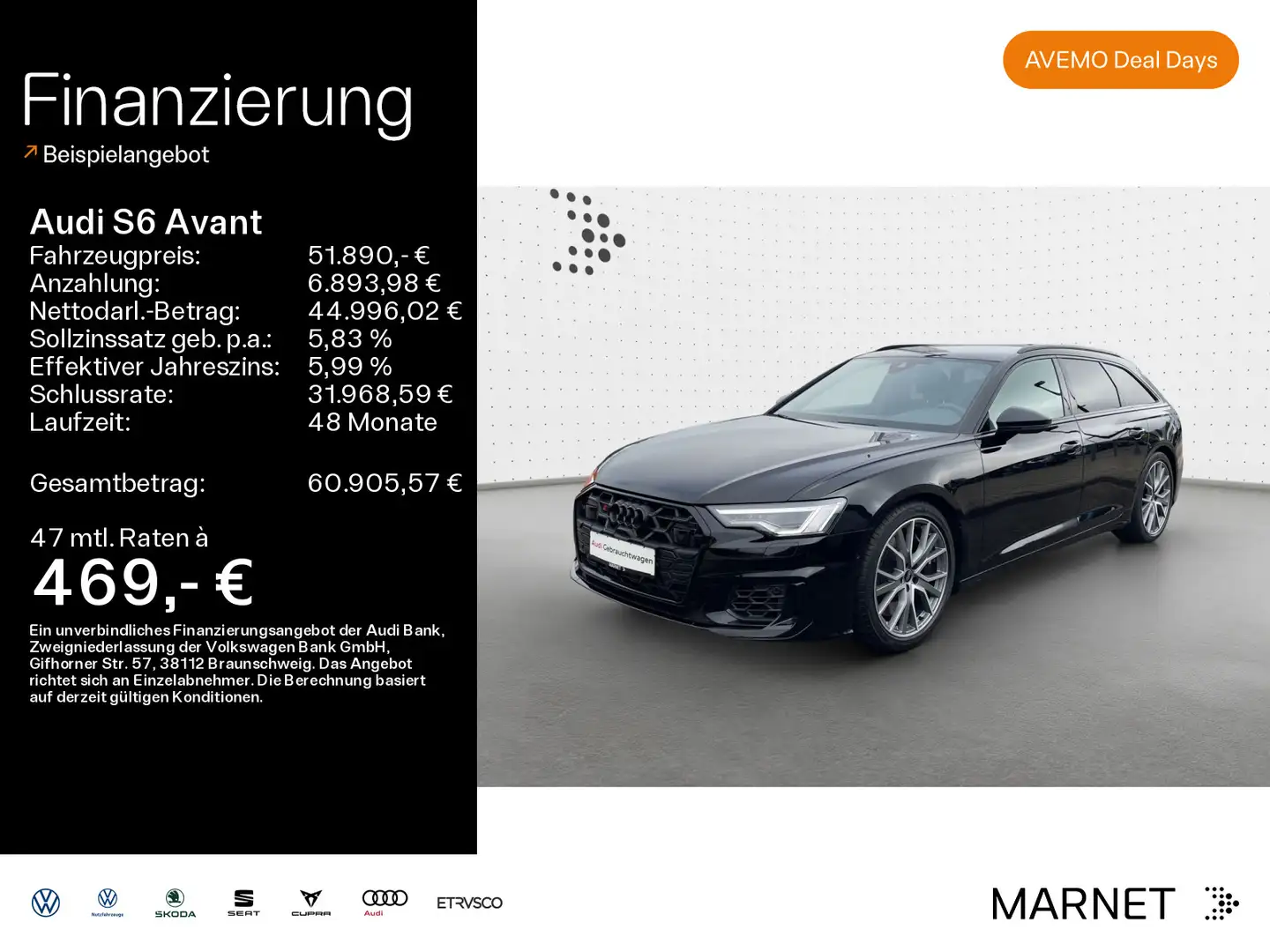 Audi S6 3.0 TDI quattro*Navi*LED*Alu*PDC*Virtua Noir - 1