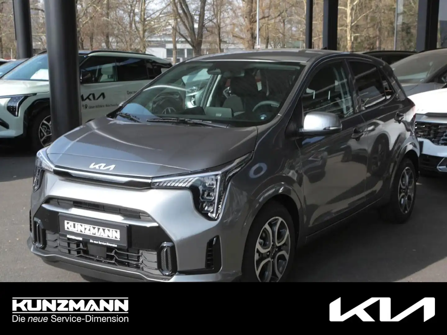 Kia Picanto 1.2 AMT Spirit Kamera LED Lenkrad beheizt Grau - 1