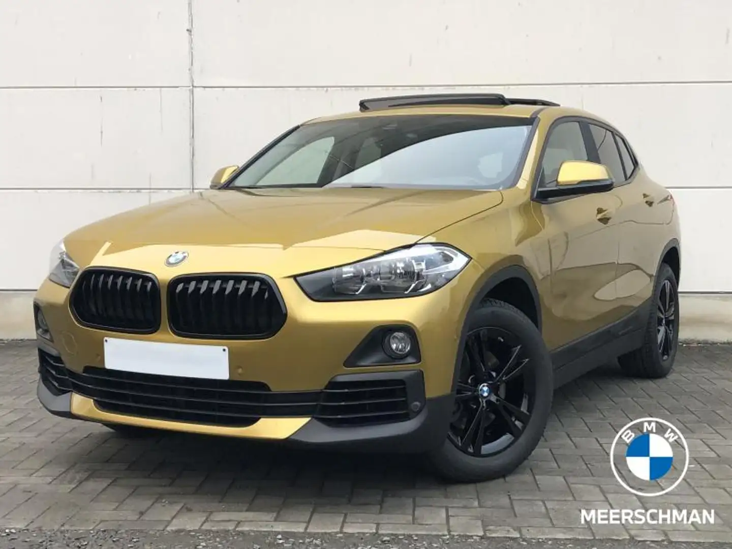 BMW X2 18i pano hifi gps pdc Amarillo - 1