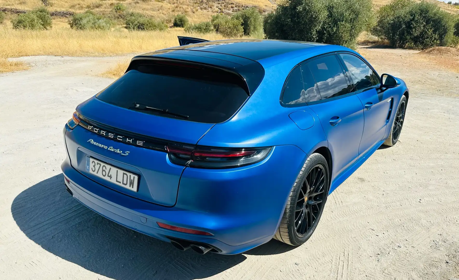 Porsche Panamera Turbo S e-Hybrid Sport Turismo Azul - 2