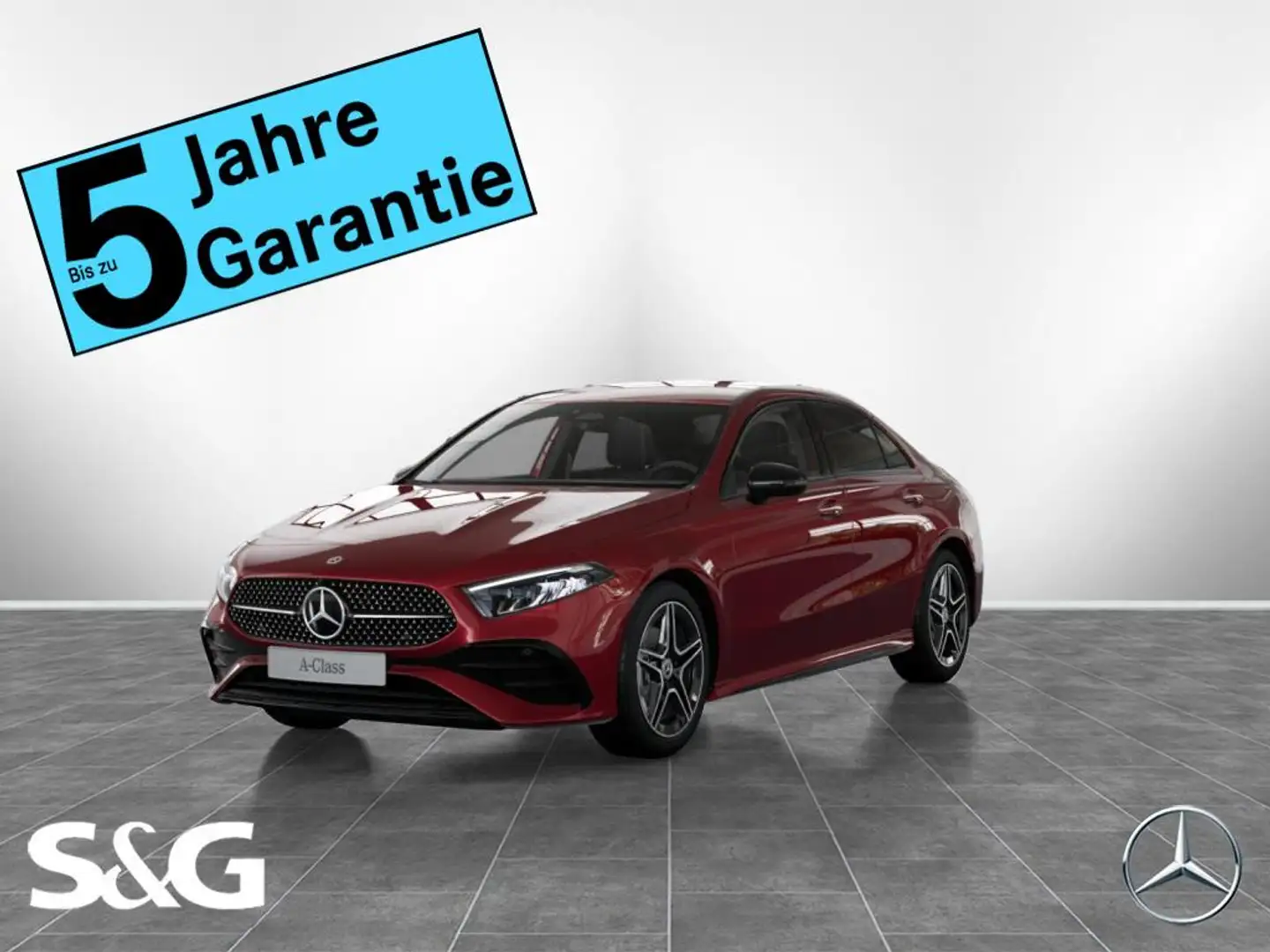 Mercedes-Benz A 200 Lim. AMG MBUX+RüKam+LED+AHK+Standh+Distron Rood - 1