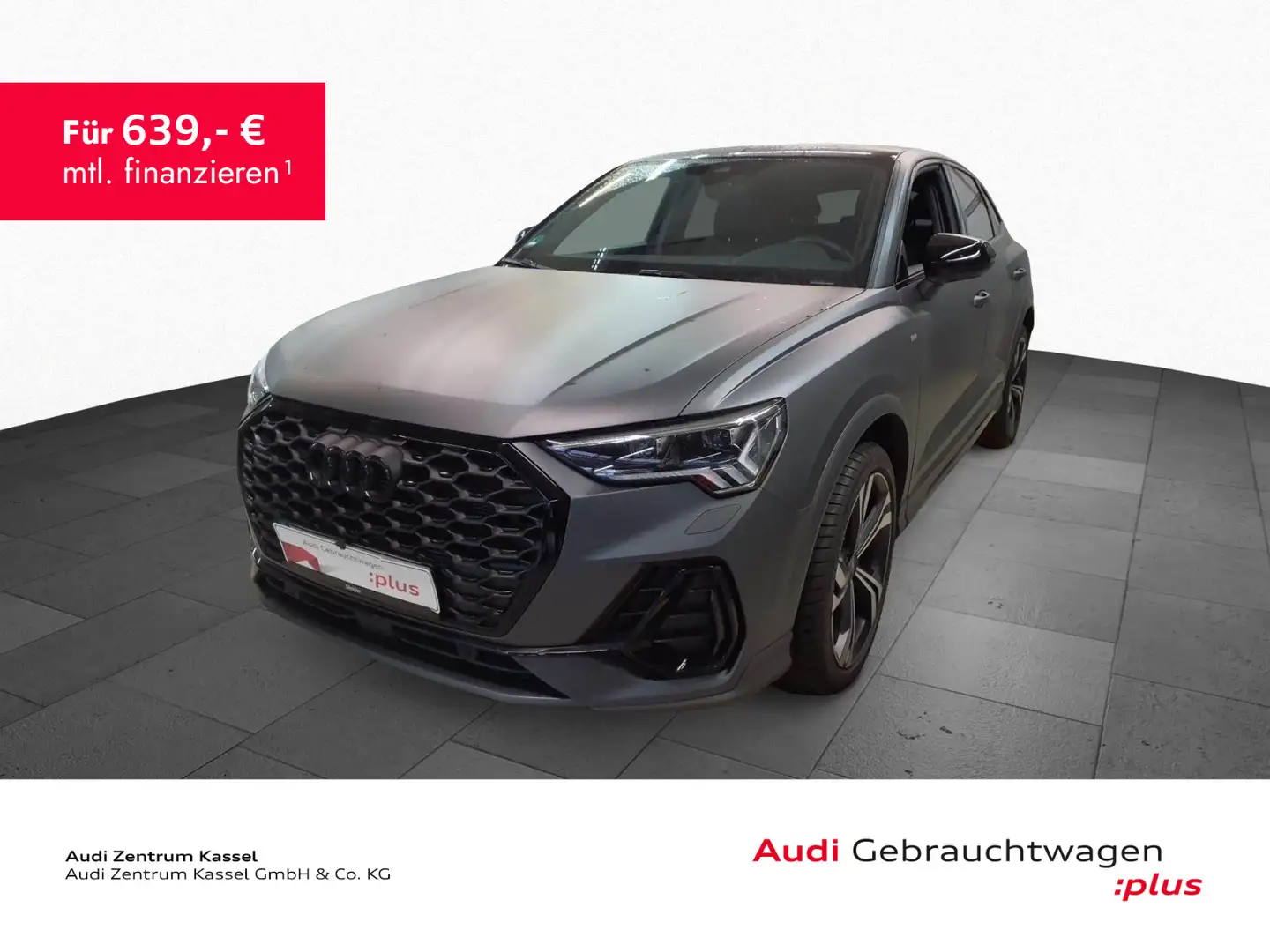 Audi Q3 SB 40 TFSI qu. S line Matrix Pano Kam. Leder Grau - 1