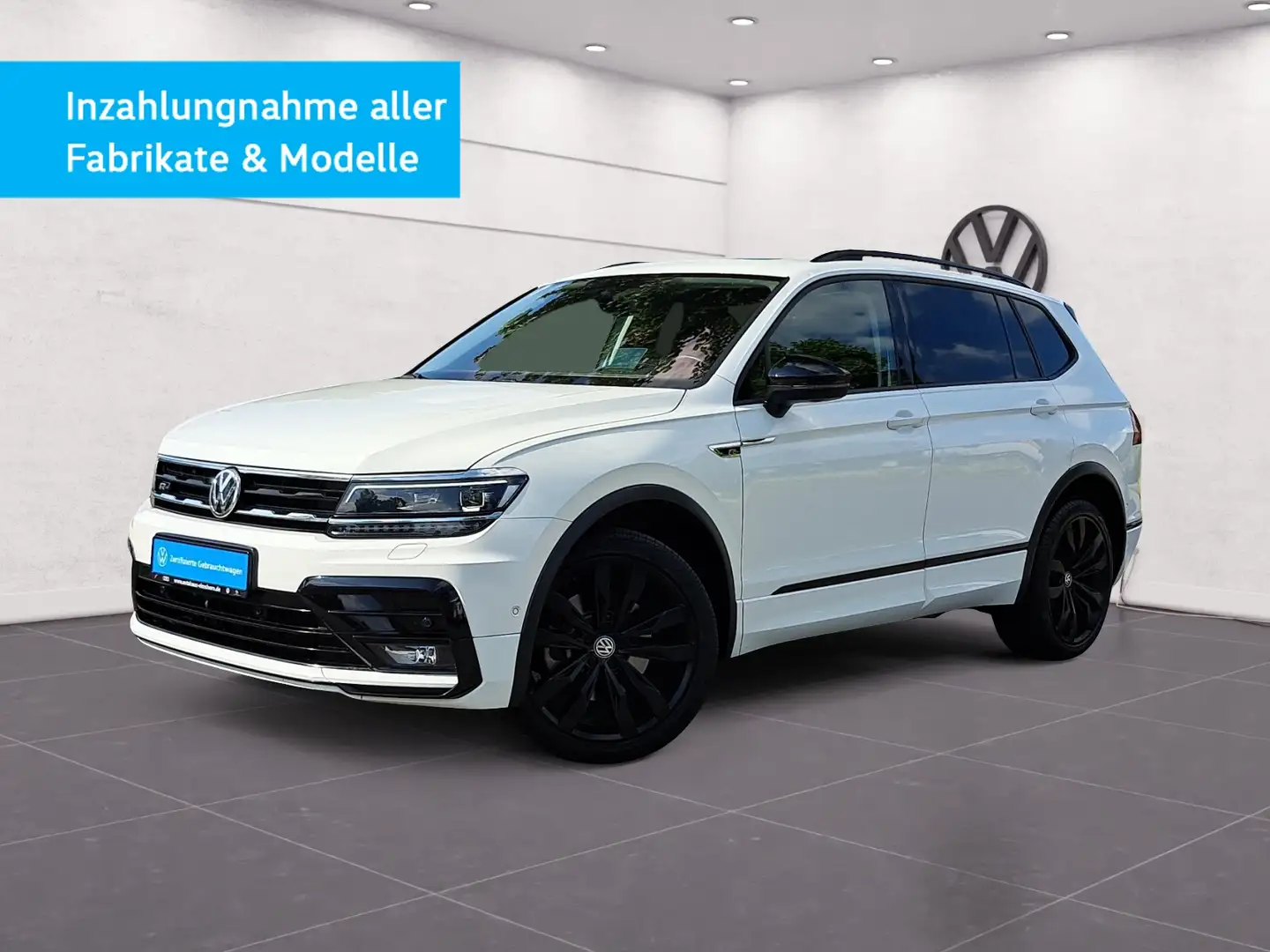 Volkswagen Tiguan Allspace Highline 2.0 TDI 4Motion DSG 7-SITZ STANDHEIZ AHK Weiß - 2