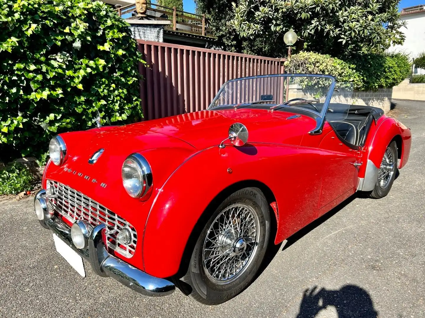 Triumph TR3 TR3A Rot - 1