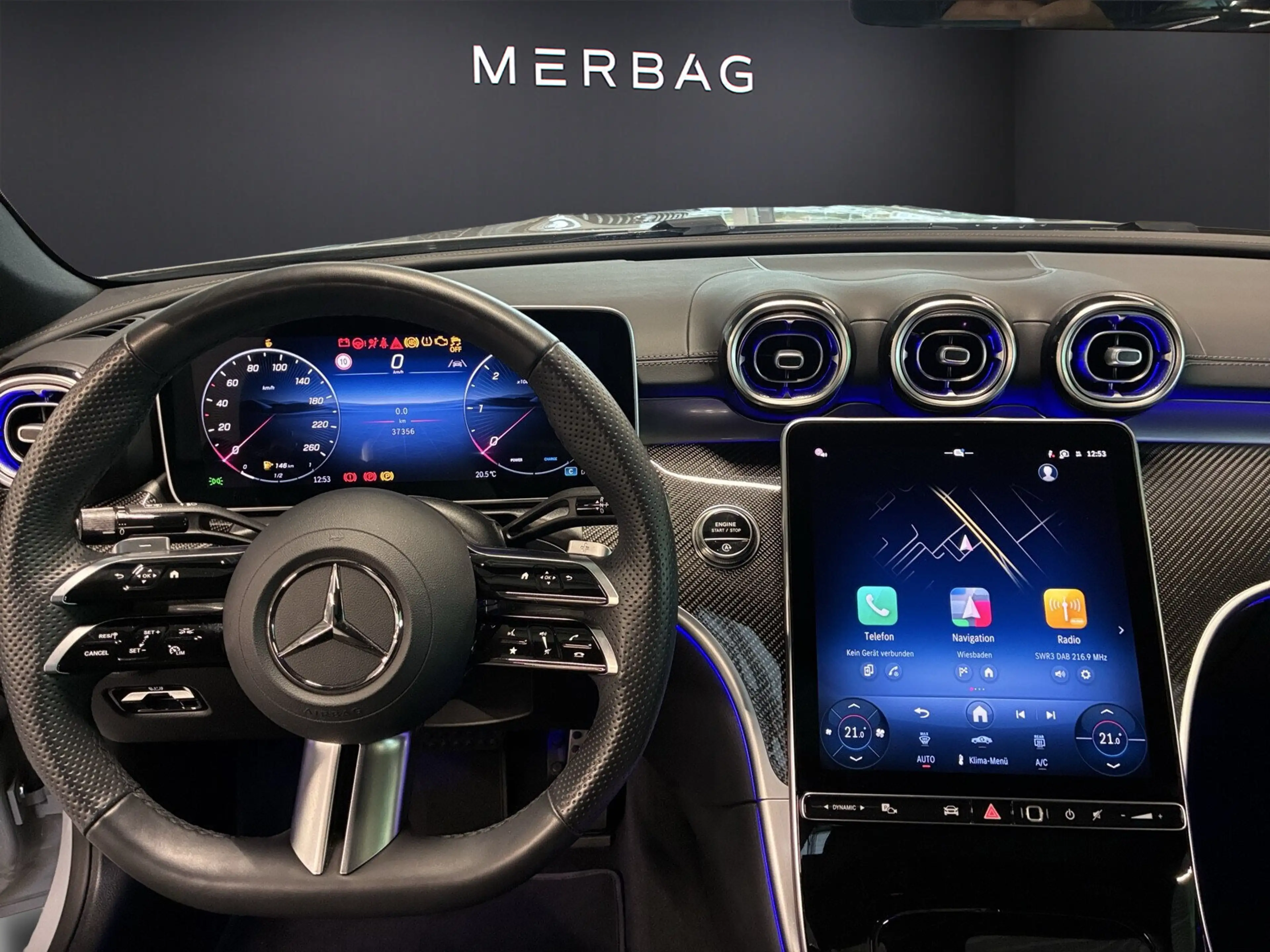 Mercedes-Benz CLE 220 CLE 220 d COUPE AMG-LINE PANO CARBON DISTRONIC MEMORY — photo 15