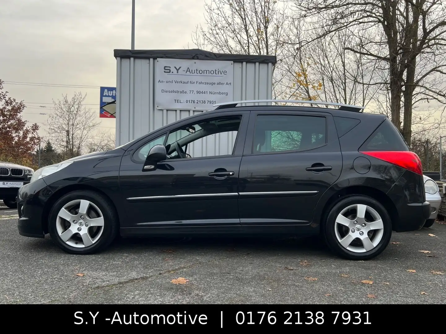 Peugeot 207 SW 1.6 HDI Premium|Klima|Panorama|PDC|SHZ Schwarz - 2