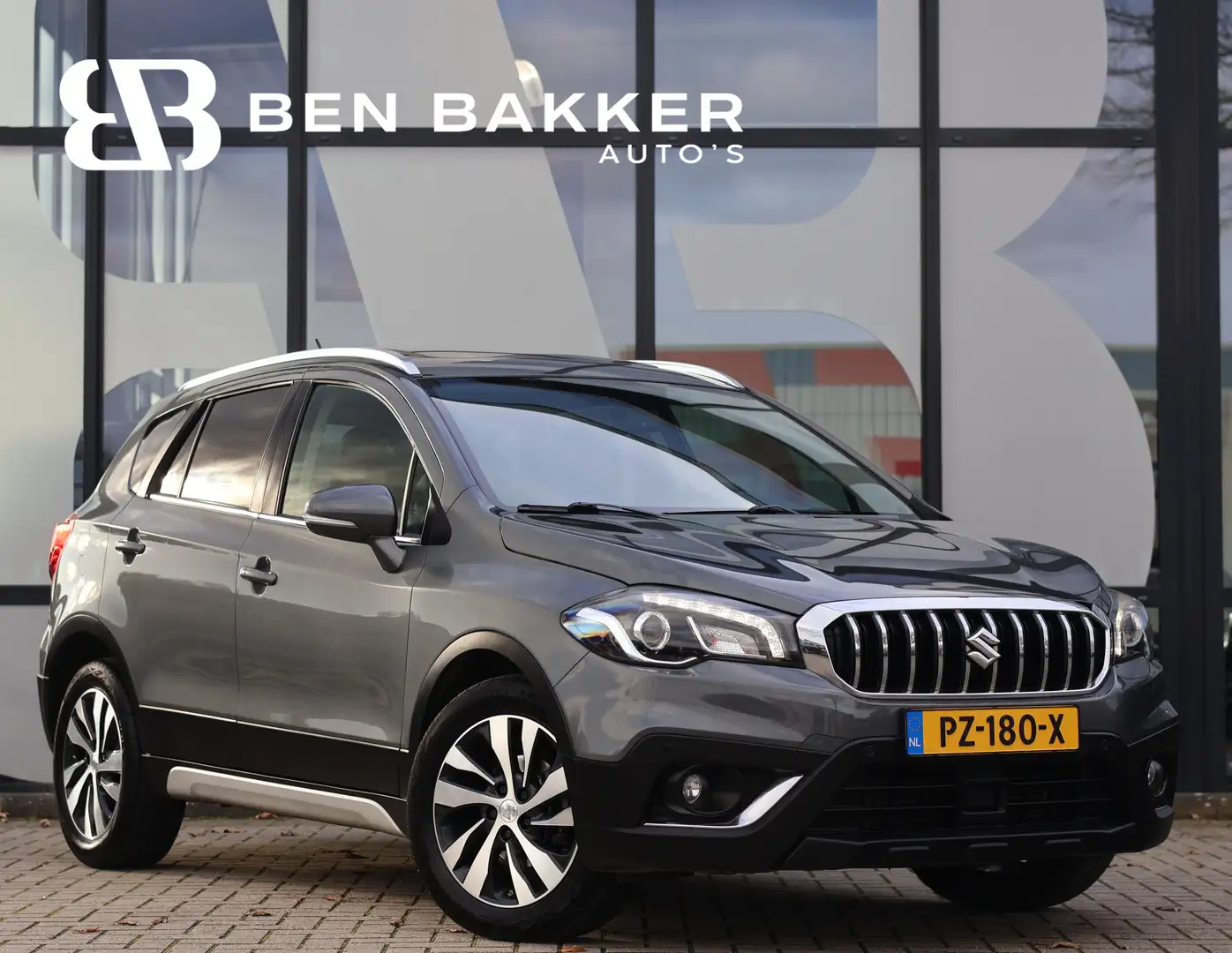 Suzuki S-Cross 1.4 Boosterjet High Executive Automaat | Pano ... Gris - 1