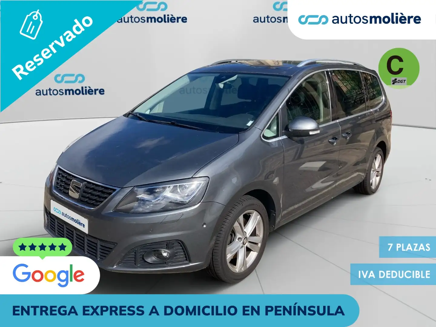 SEAT Alhambra 1.4 TSI S&S Xcellence DSG 7 plazas Plateado - 1