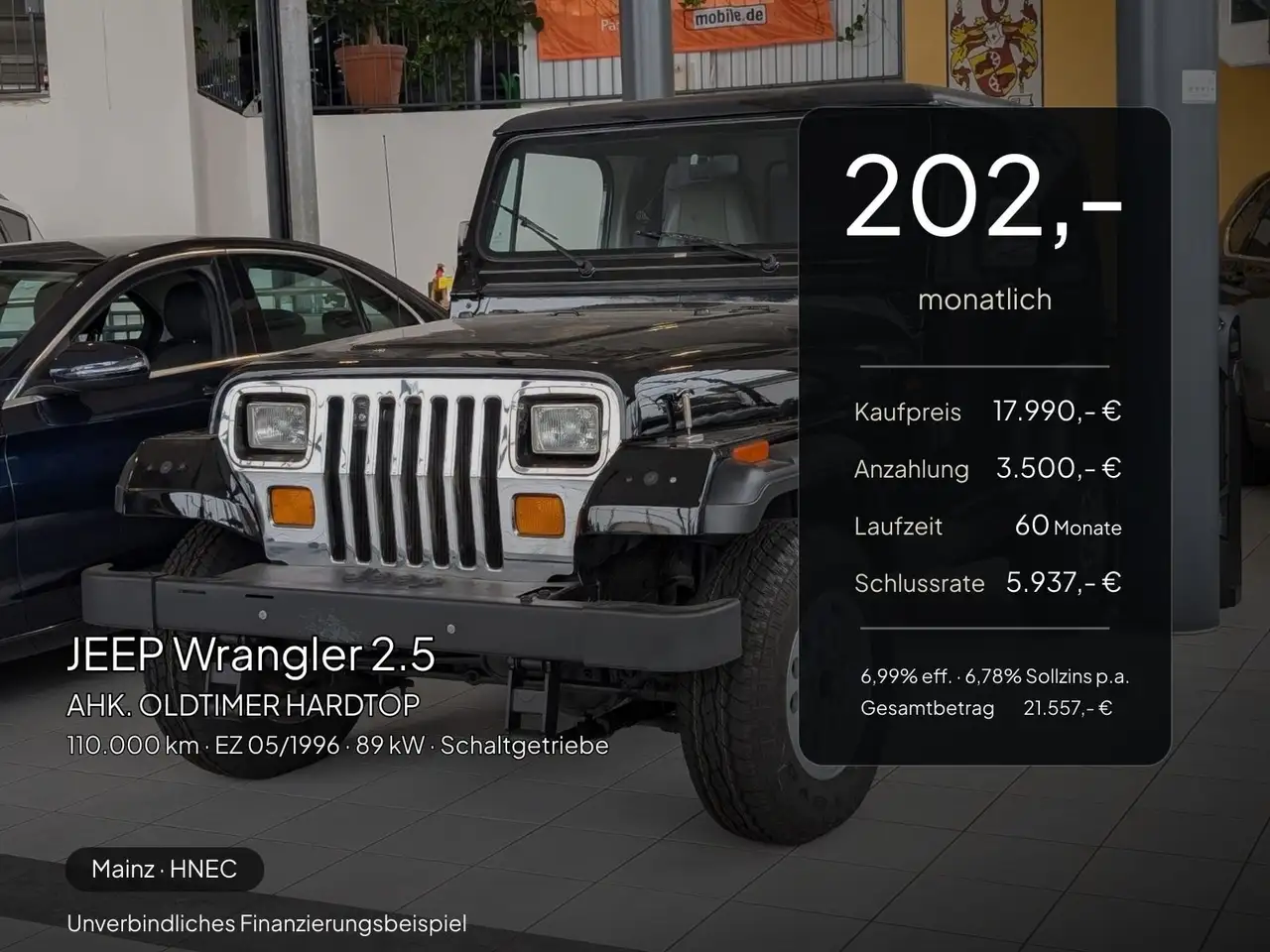 Jeep Wrangler 2.5. AHK. OLDTIMER HARDTOP, foto 2