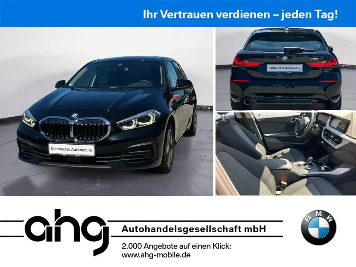 BMW 118 i Advantage PDC Sitzhzg. Vorn Lederlenkrad Nero - 1