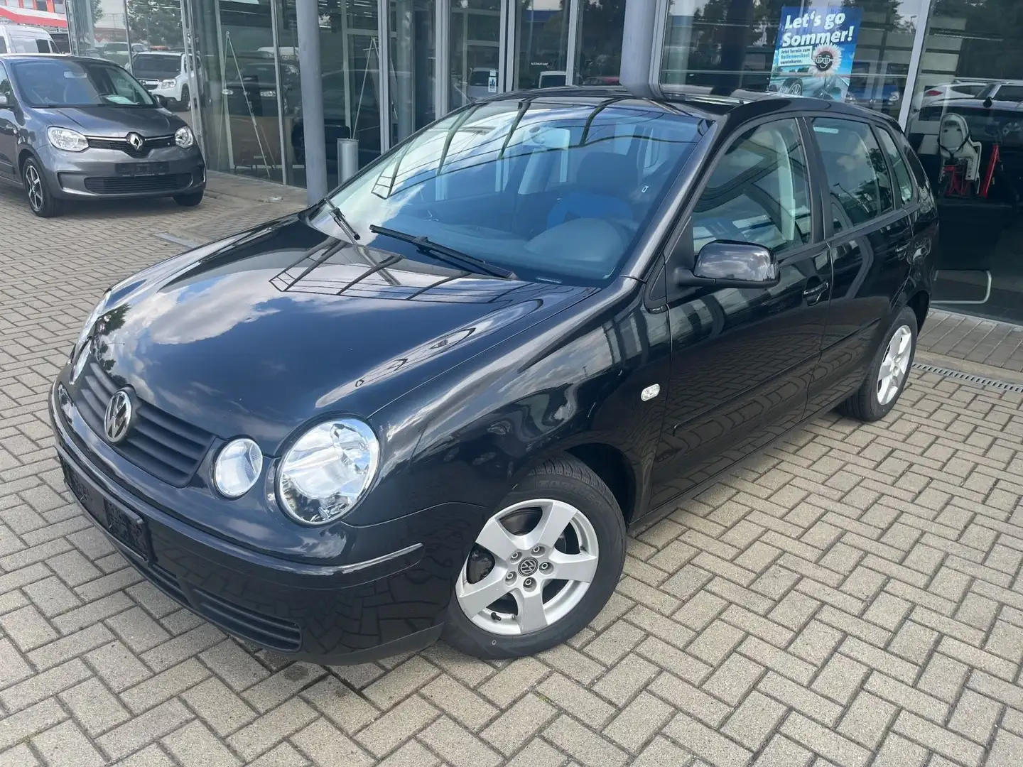 Volkswagen Polo IV Basis KLIMA /ALU/ HU04/2027 Zwart - 1