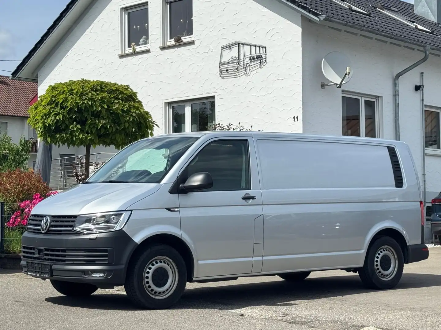 Volkswagen T6 Transporter Kasten|LANG|STANDH.|ACC| Argent - 2