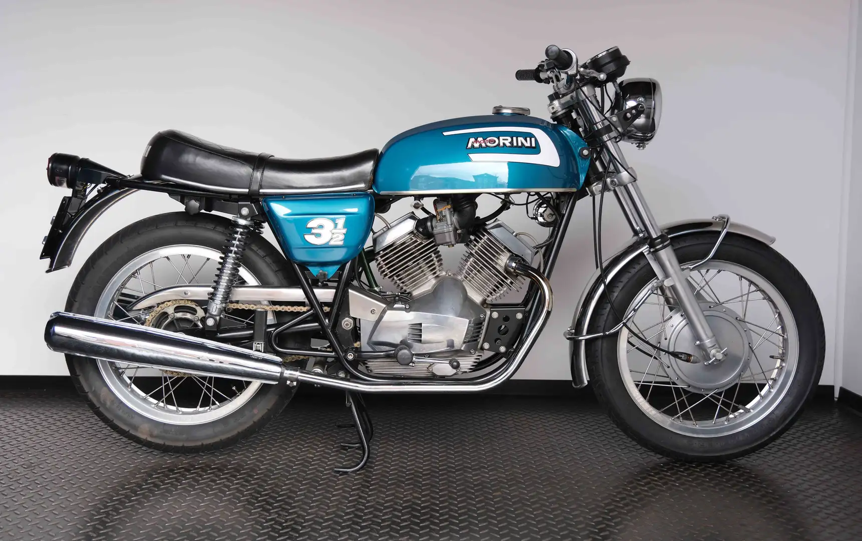 Moto Morini 3 1/2 Strada - perfekter Zustand - worldwide shipping - Azul - 1