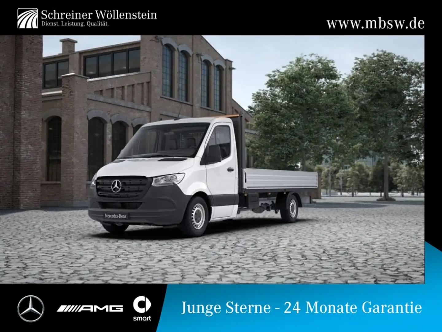 Mercedes-Benz Sprinter 315 Pritsche L3 *Automatik* AHK 3,5t* Weiß - 1