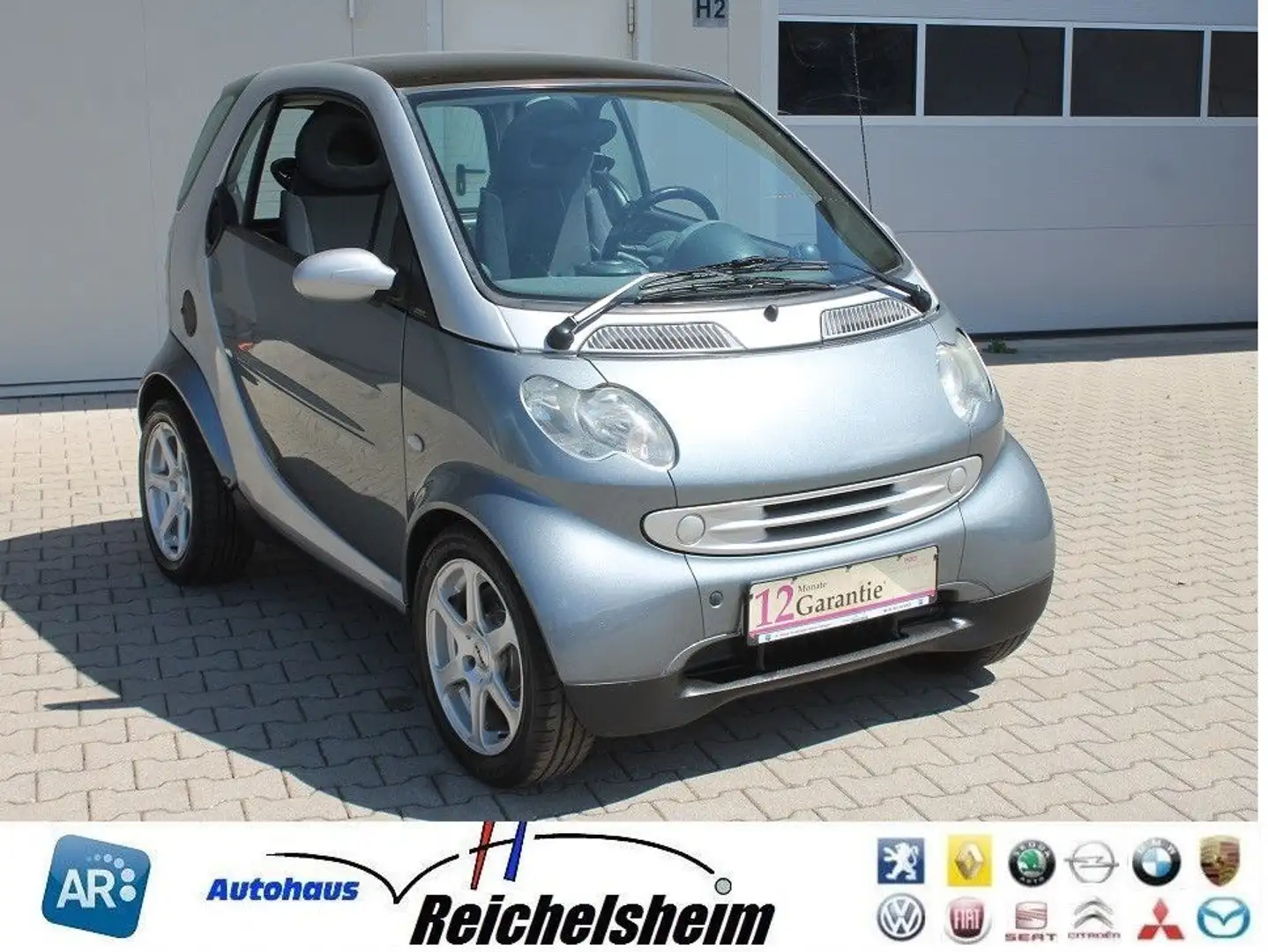 smart forTwo Tüv/Au neu,gepfl.,Panorma,Klima,Automatik Plateado - 1
