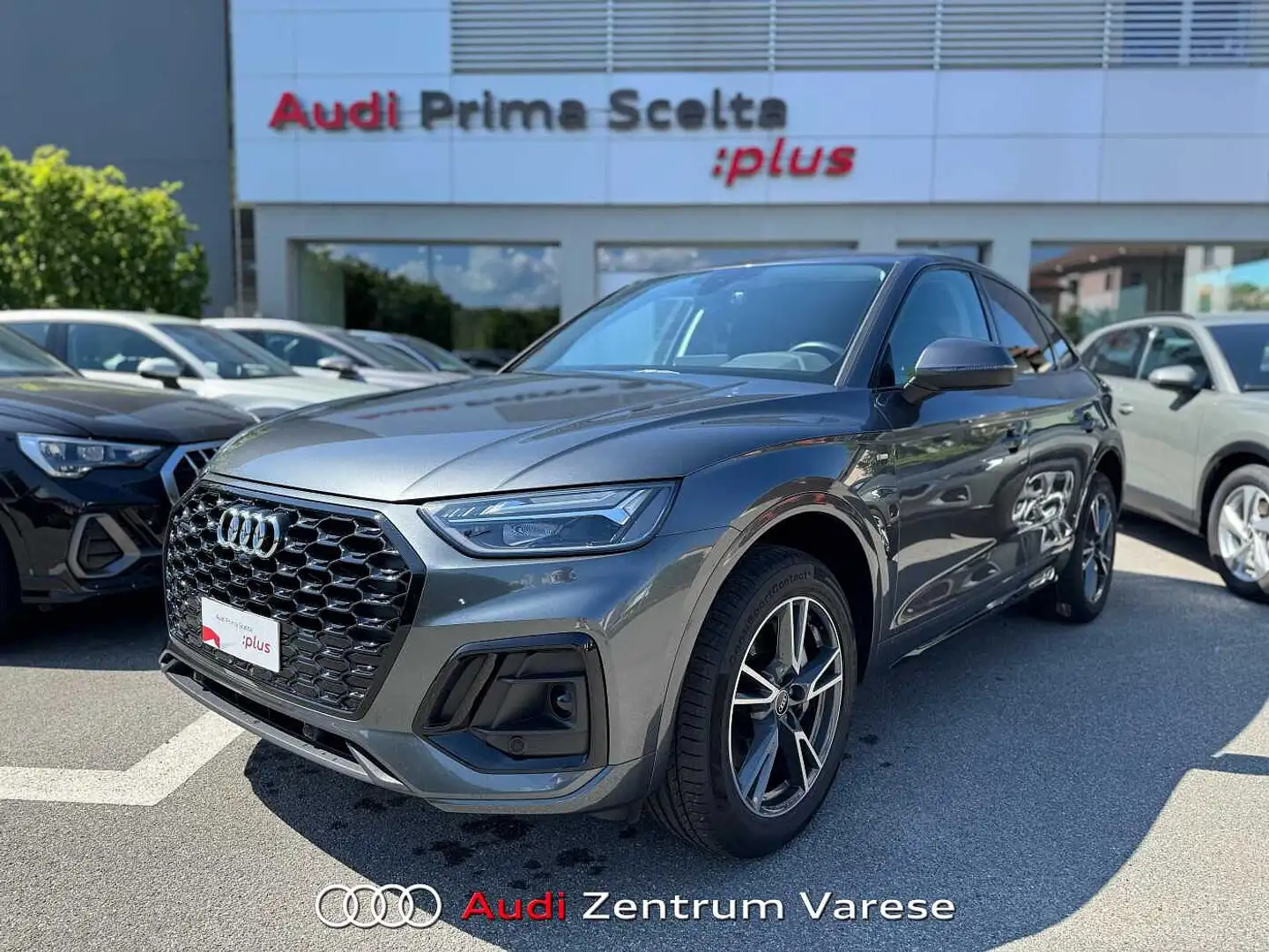 Audi Q5 Sportback 50 TFSI-E 299cv Quattro Stronic Sline Gris - 1
