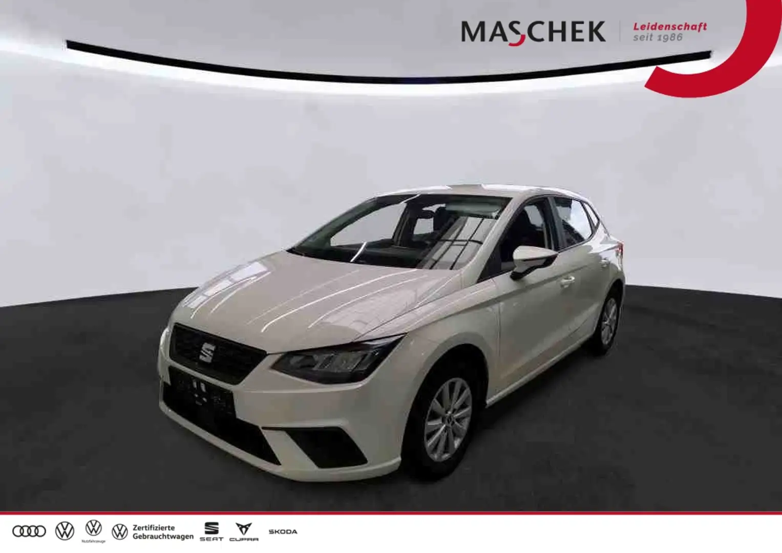 SEAT Ibiza Style 1.0 TSI LED Sitzh Navi PDC App-Connect LED S Blanc - 1