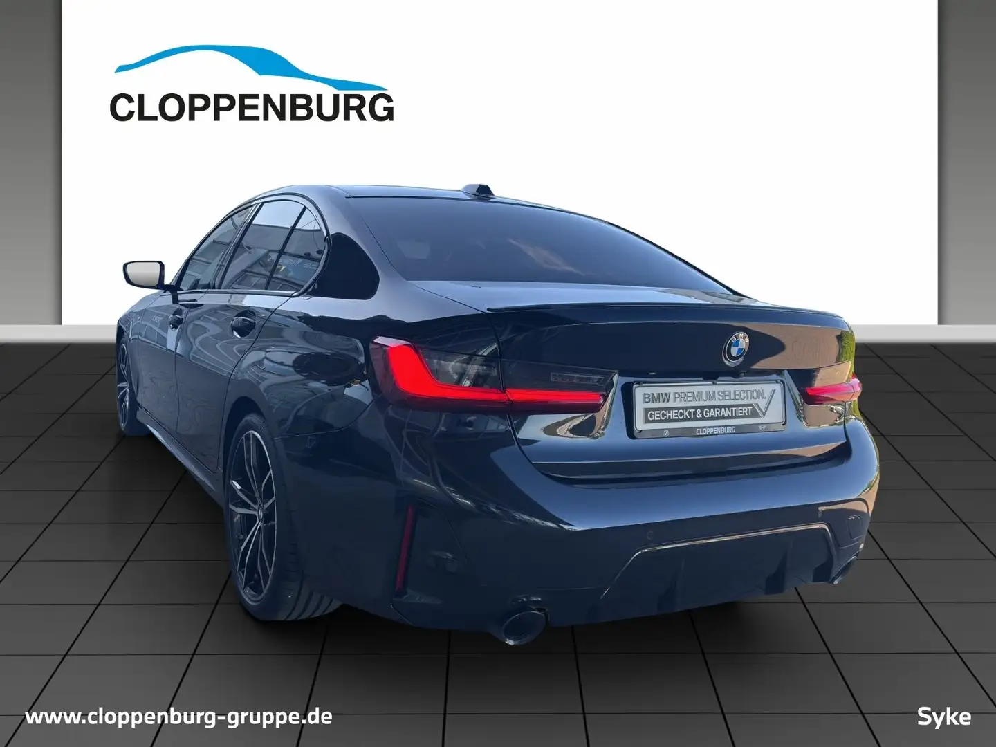 BMW 330 d xDrive M Sportpaket AHK+Navi+ACC+SHZ+KeyGO Schwarz - 2