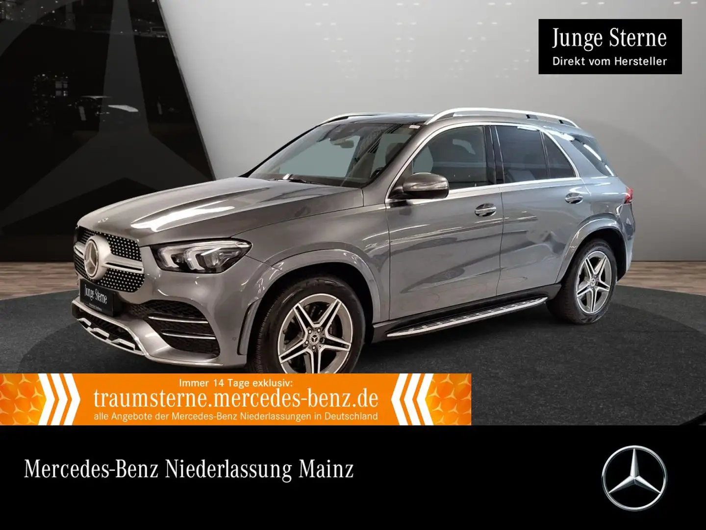 Mercedes-Benz GLE 350 d 4M AMG+PANO+360+AHK+MULTIBEAM+FAHRASS+9G Grau - 1