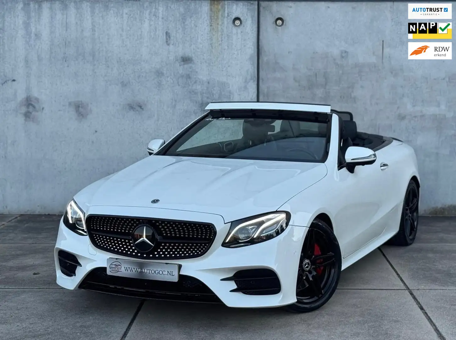 Mercedes-Benz E 300 Cabrio AMG HEADUP BURMESTER NAP VIRTUAL AIRSCARF Wit - 1