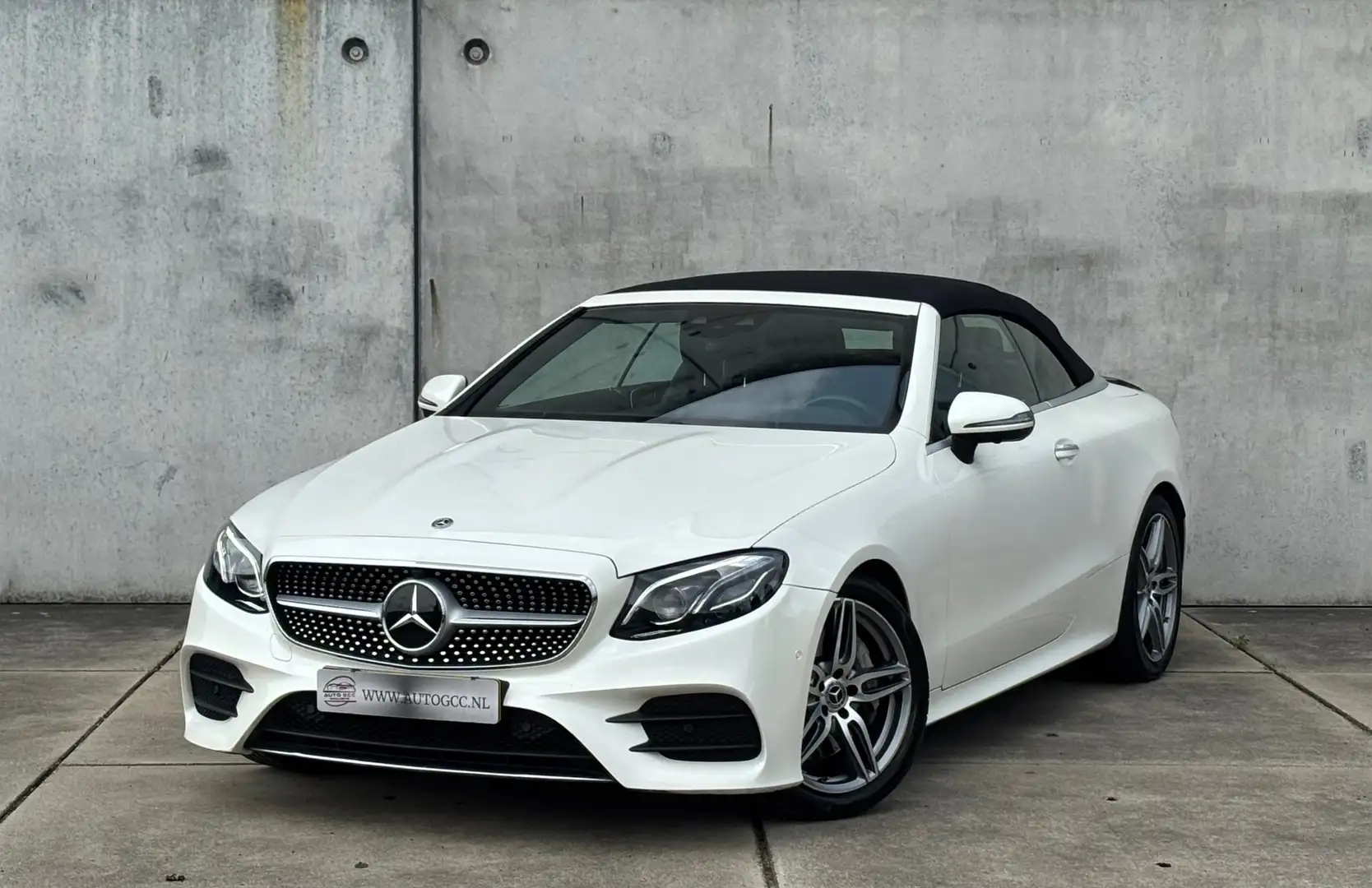 Mercedes-Benz E 300 Cabrio AMG PREMIUIM PLUS HEADUP BURMESTER NAP AIRS Wit - 1