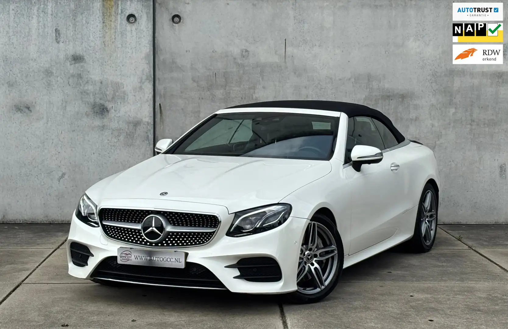 Mercedes-Benz E 300 Cabrio AMG PREMIUIM PLUS HEADUP BURMESTER NAP AIRS Blanc - 1