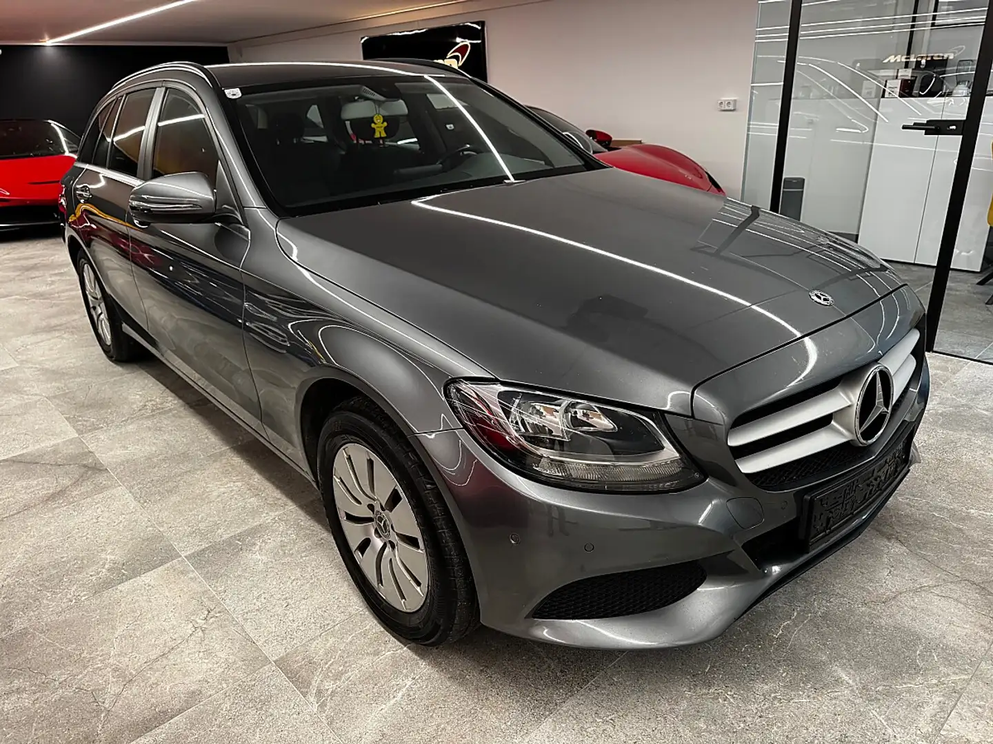 Mercedes-Benz C 220 d Kombi Automatik Anhängerkupplung neues Picker... Grau - 1