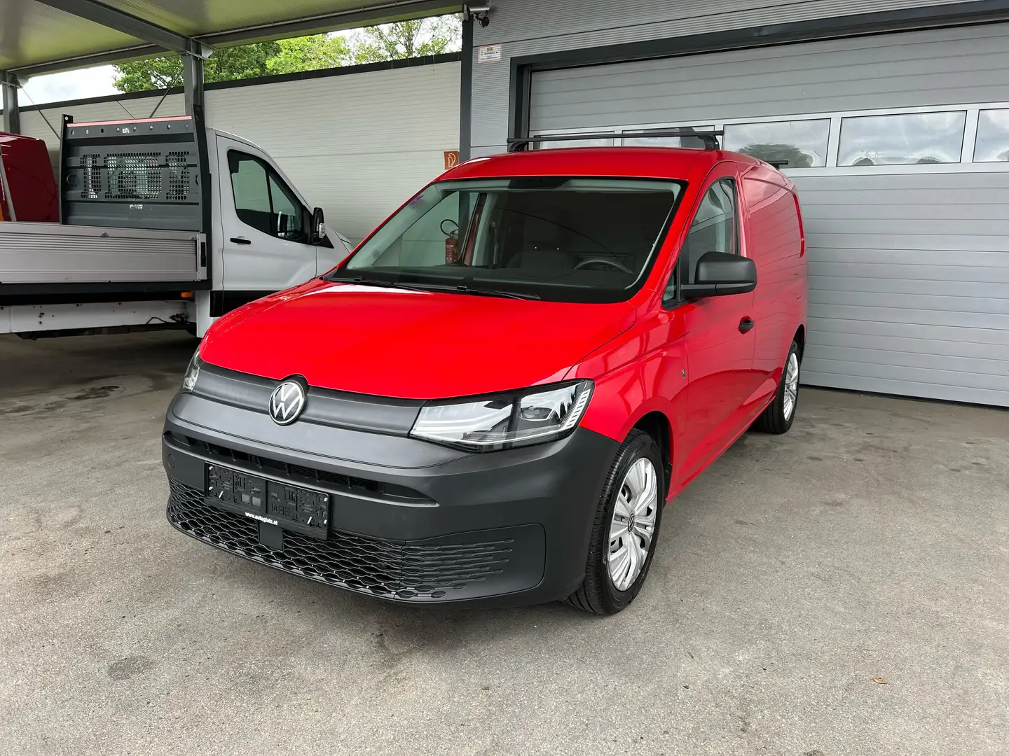 Volkswagen Caddy CargoMaxi 2,0TDI LED/AHV/KLIMA/DACHTRÄGERSYSTEM Rot - 2
