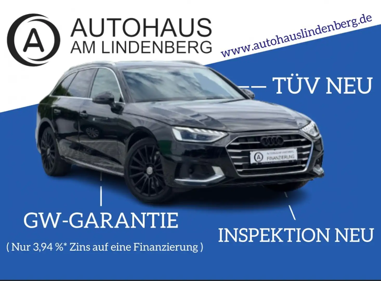 Audi A4 Avant 35 TFSI advanced*AUTOM.*LED*ACC*R-KAM Zwart - 1