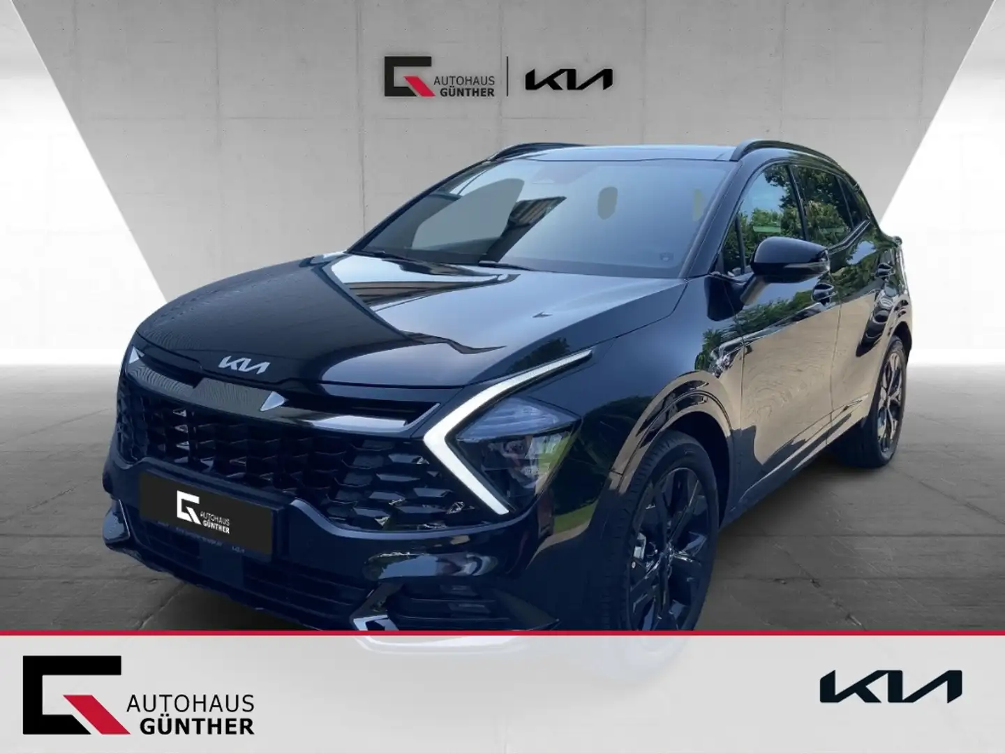 Kia Sportage Nightline Edition 1.6 T-GDI MHEV DCT Glasdach Černá - 1