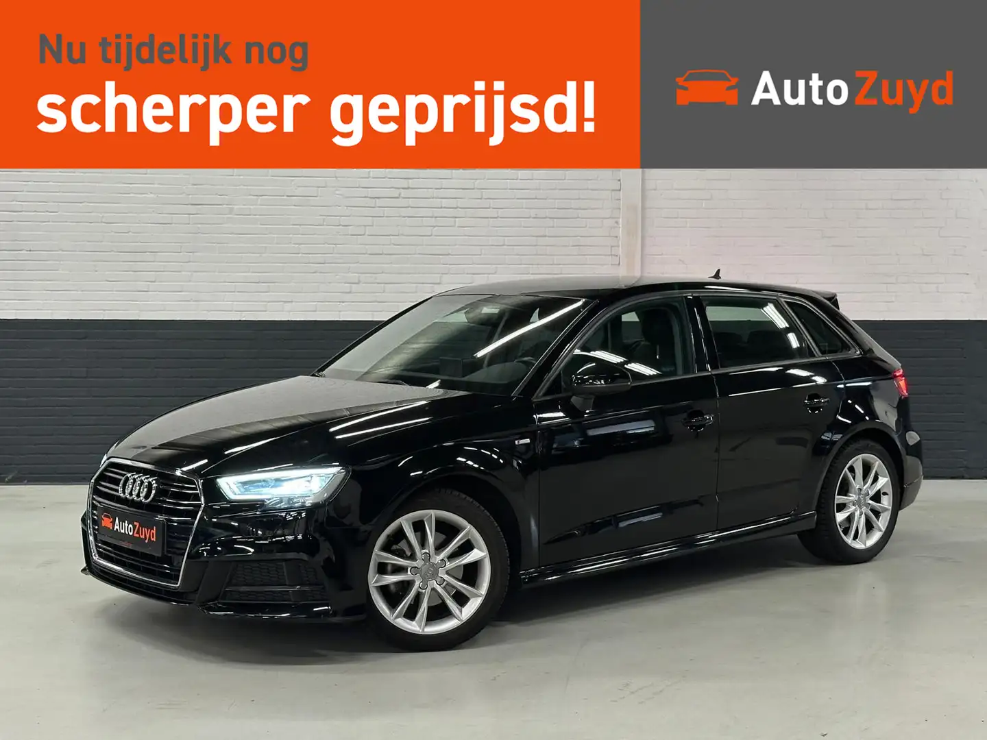 Audi A3 Sportback 1.0 TFSI Sport S-Line / Clima / Navi / L Zwart - 1