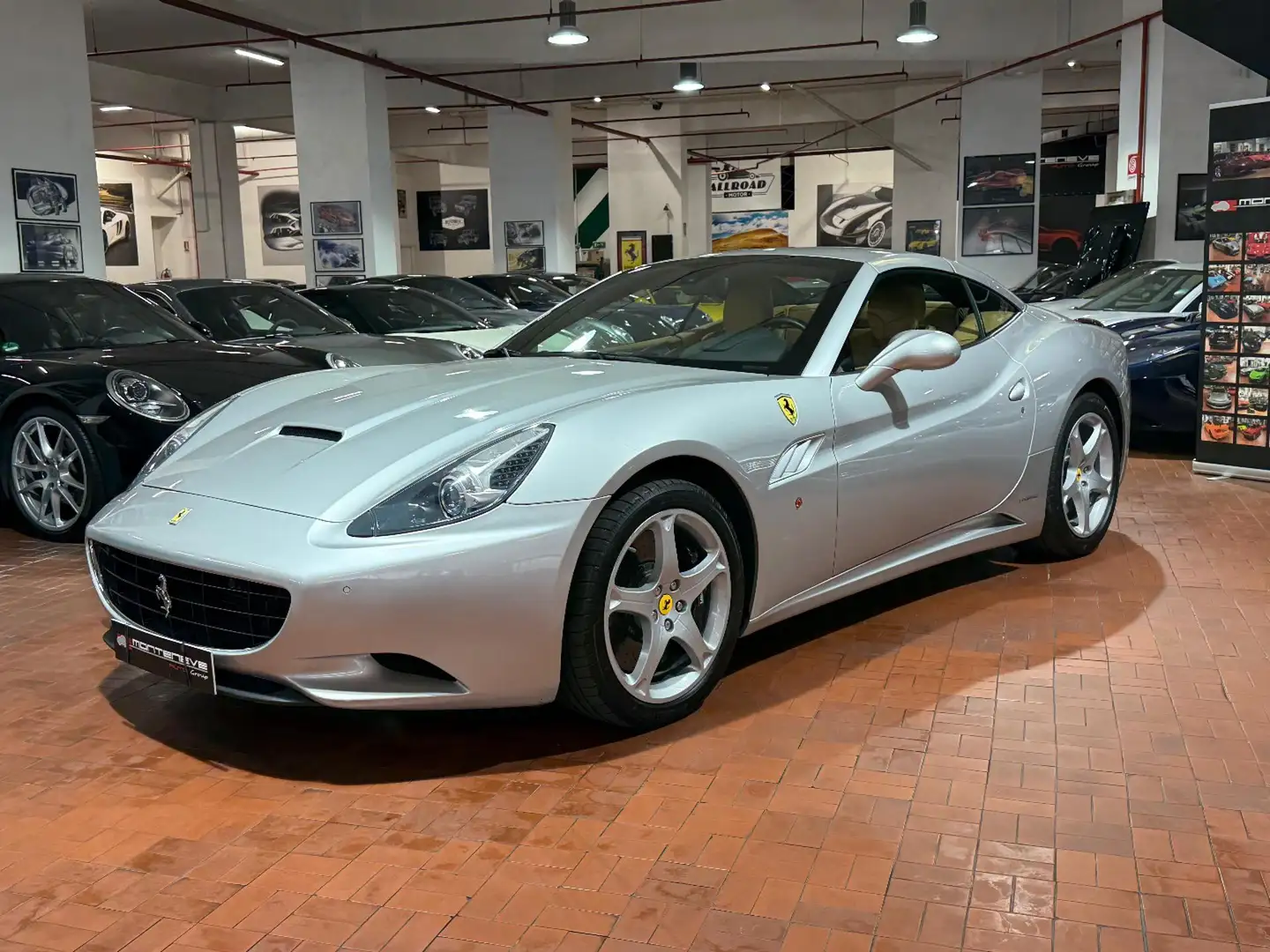 Ferrari California DCT PELLE BEIGE-FULL ALCANTARA-SCUDETTI Argento - 1